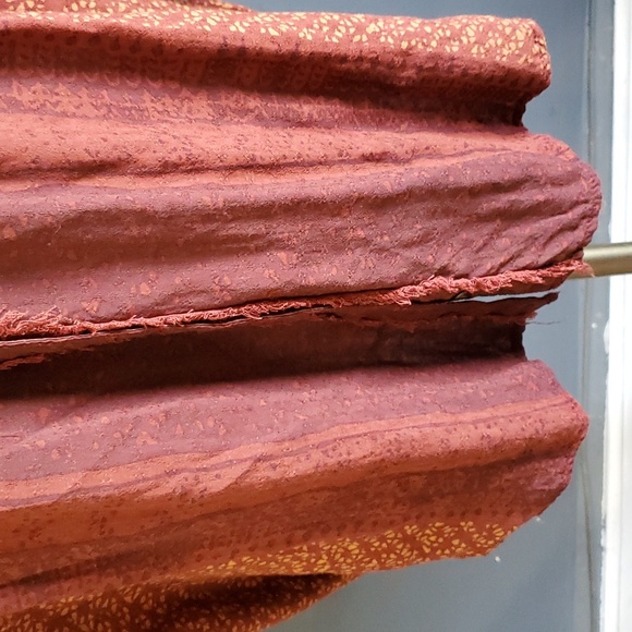 Free people brown woman's batwing button up shirt size M - Picture 6 of 7